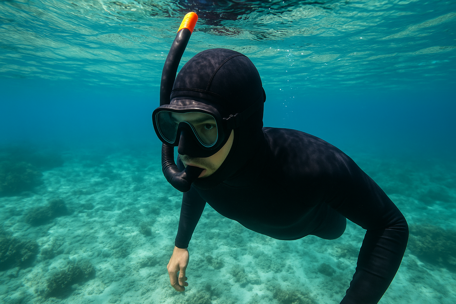 Snorkeling en France : Histoire, Destinations Incontournables et Pourquoi Porter une Cagoule de Plongée