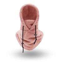 Cagoule Fourrure Rose