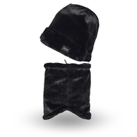 Cache-Cou Fourrure Noir