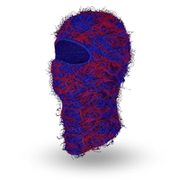 Cagoule Stylé Bleu Saphir