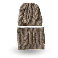Bonnet Cache Cou Femme Kaki Vert Kaki