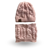 Bonnet Cache Cou Femme Rose Rose