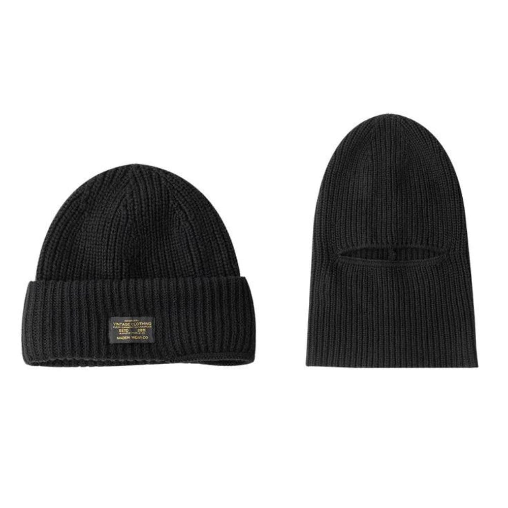 Bonnet Cagoule Homme Noir