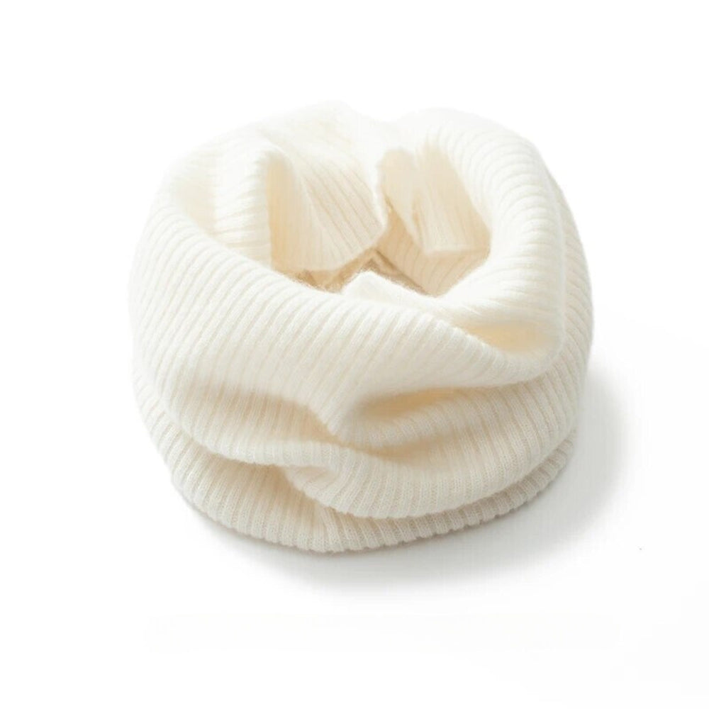 Cache Cou Blanc Femme Beige