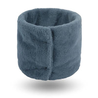 Cache Cou Fourrure Bleu Ciel