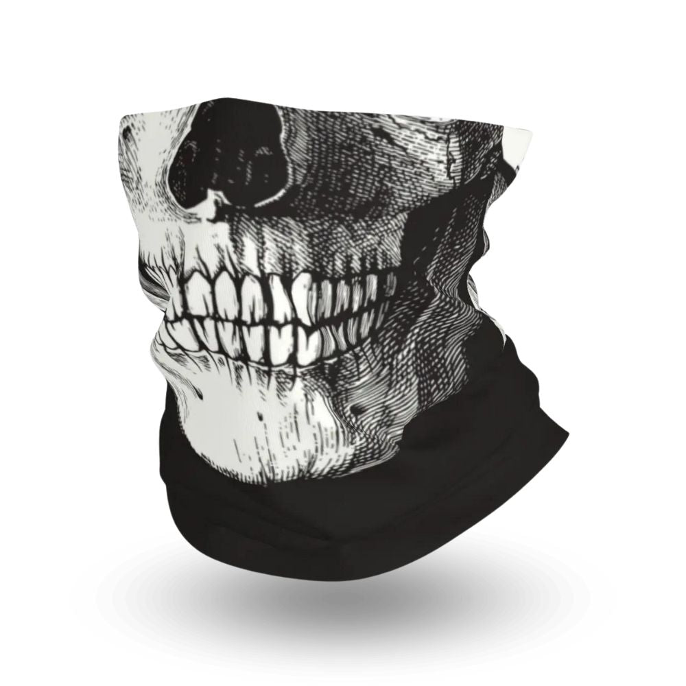 Cache Cou Homme Tête de Mort