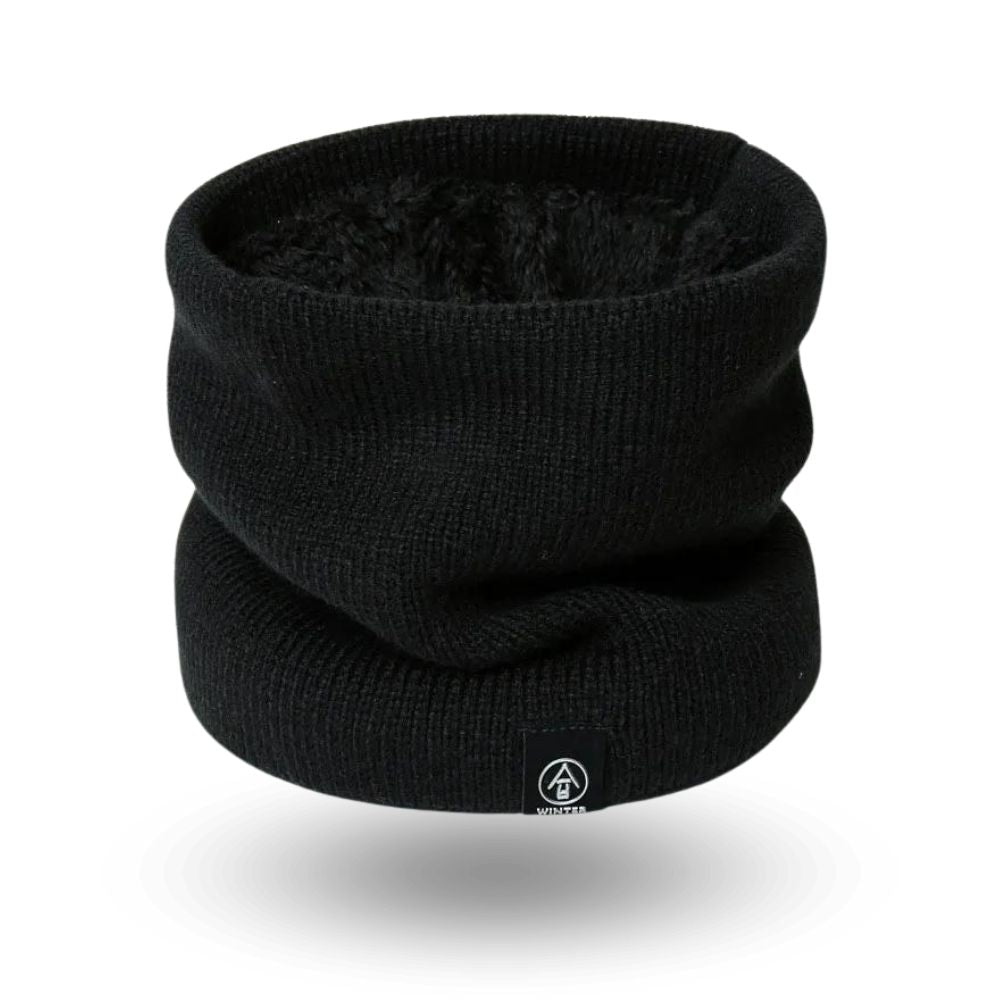 Cache Cou Laine Femme Noir