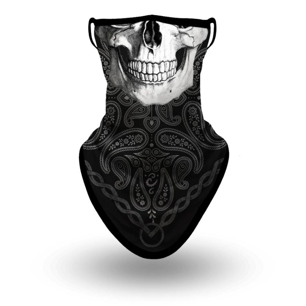 Cache Cou Moto Squelette Skulletor