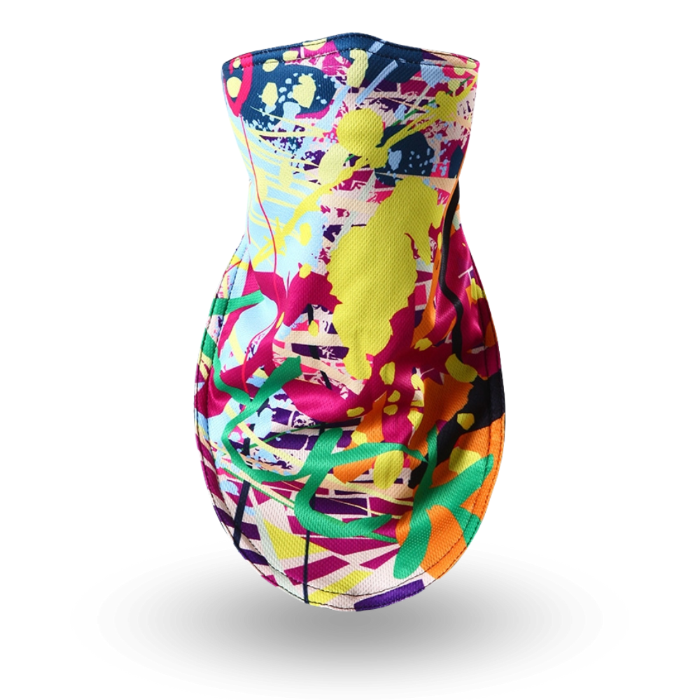 Cache Cou Ski Stylé Homme Coloré Graffiti