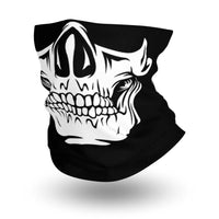 Cache Cou Tête De Mort Blanc