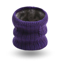 Cache Cou Tricot Violet