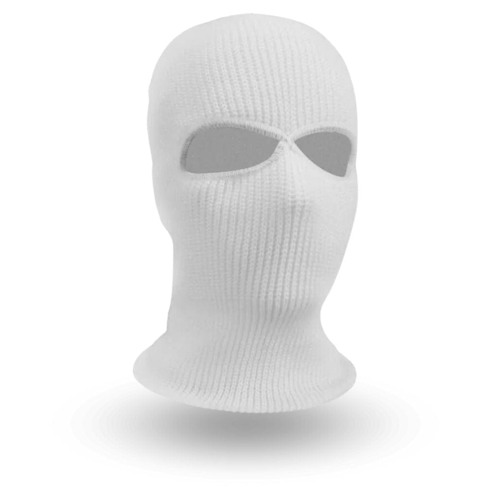 Cagoule Blanche 2 Trous Blanc