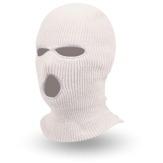 Cagoule Blanche 3 Trous