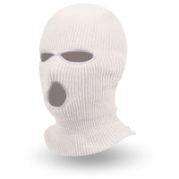 Cagoule Blanche 3 Trous Blanc