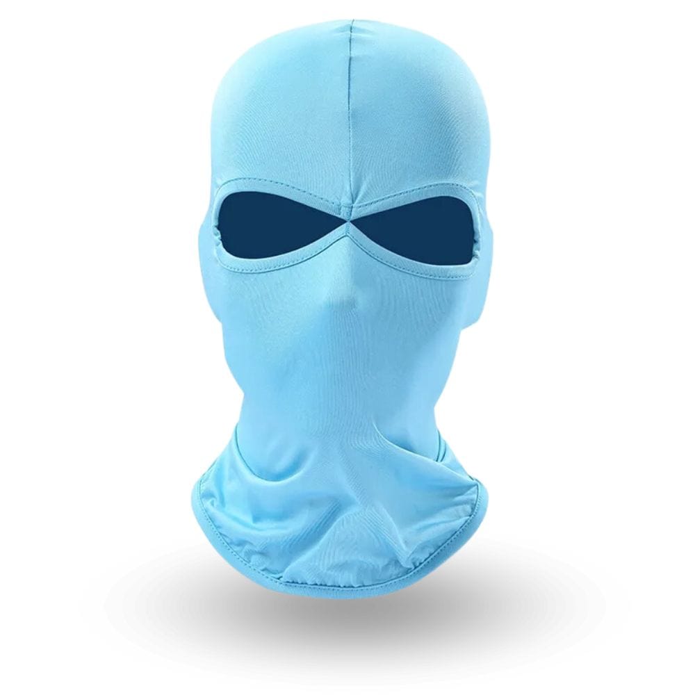 Cagoule Bleu Unie Bleu Clair