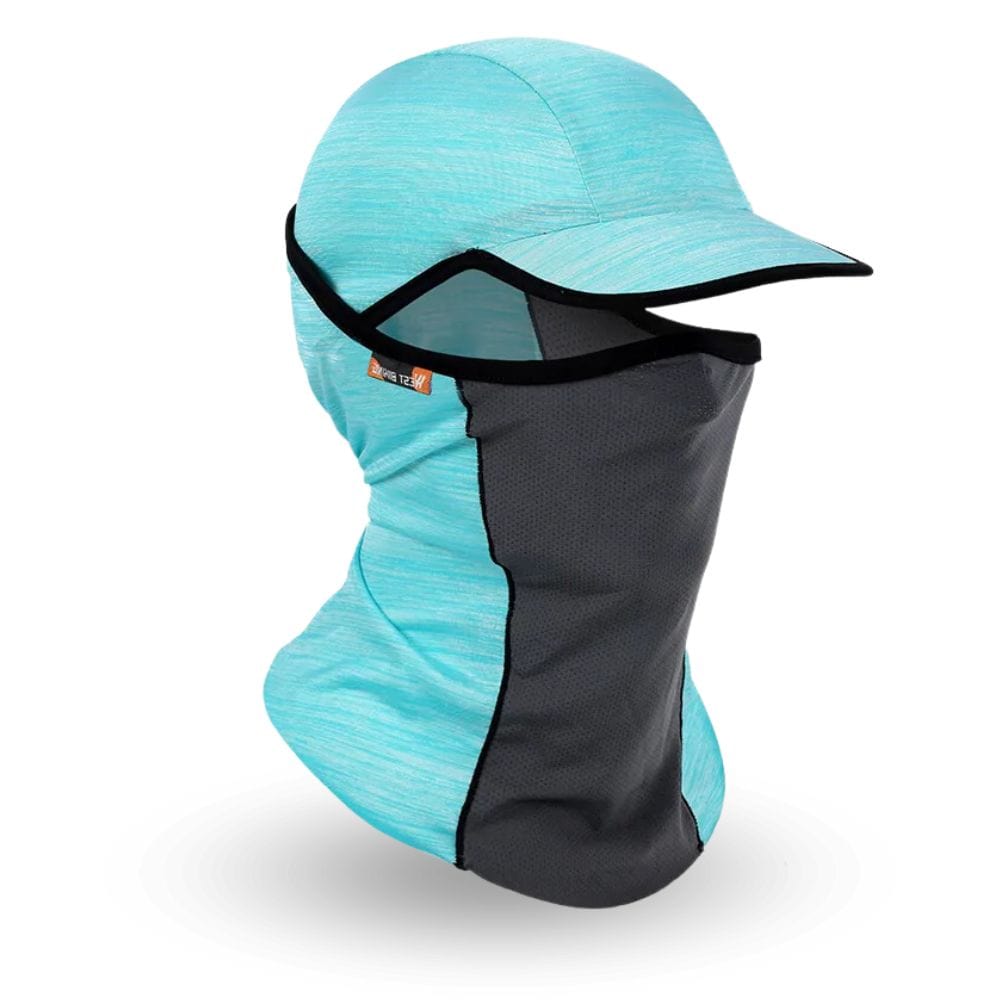 Cagoule Casquette Femme Turquoise