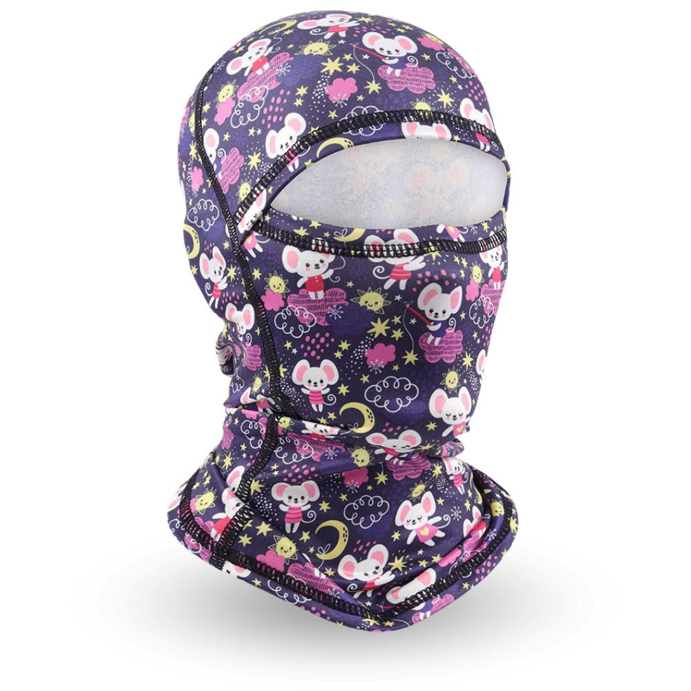 Cagoule Fille Motif Souris / 3 - 7 ans