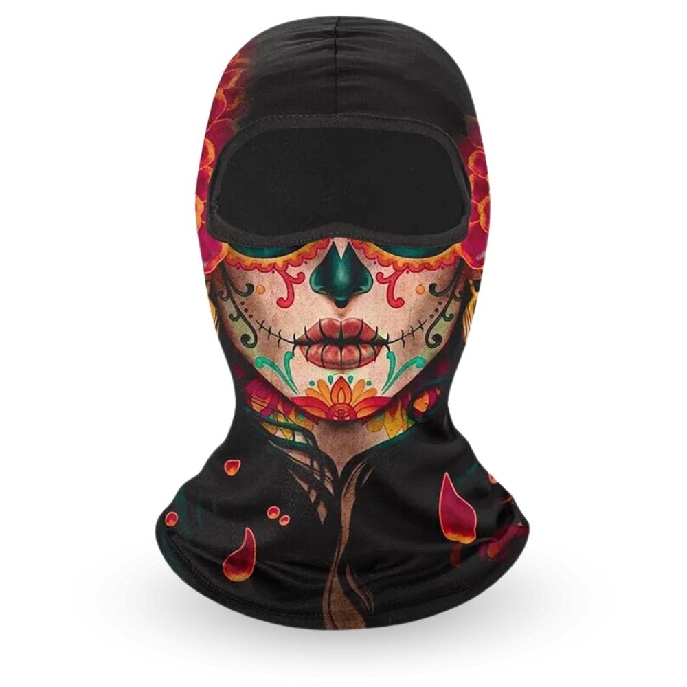 Cagoule Motif Femme Dia de Muertos