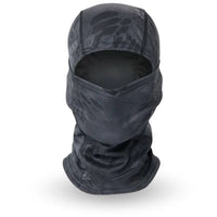 Cagoule Moto Camouflage Python Black