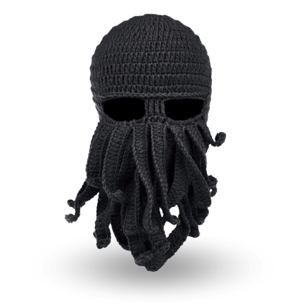 Cagoule Pieuvre Noir