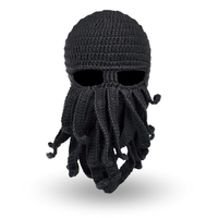 Cagoule Pieuvre Noir