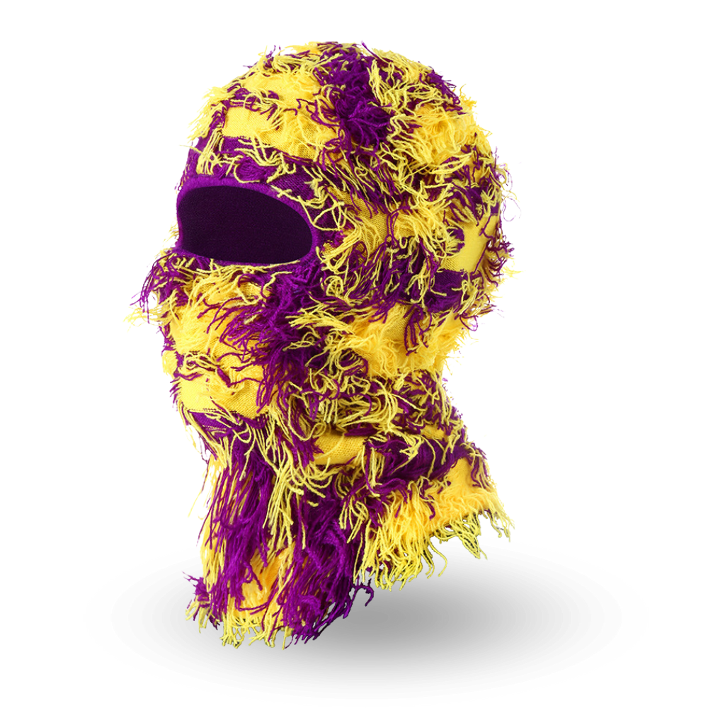 Cagoule Stylé Jaune et Violet Jaune