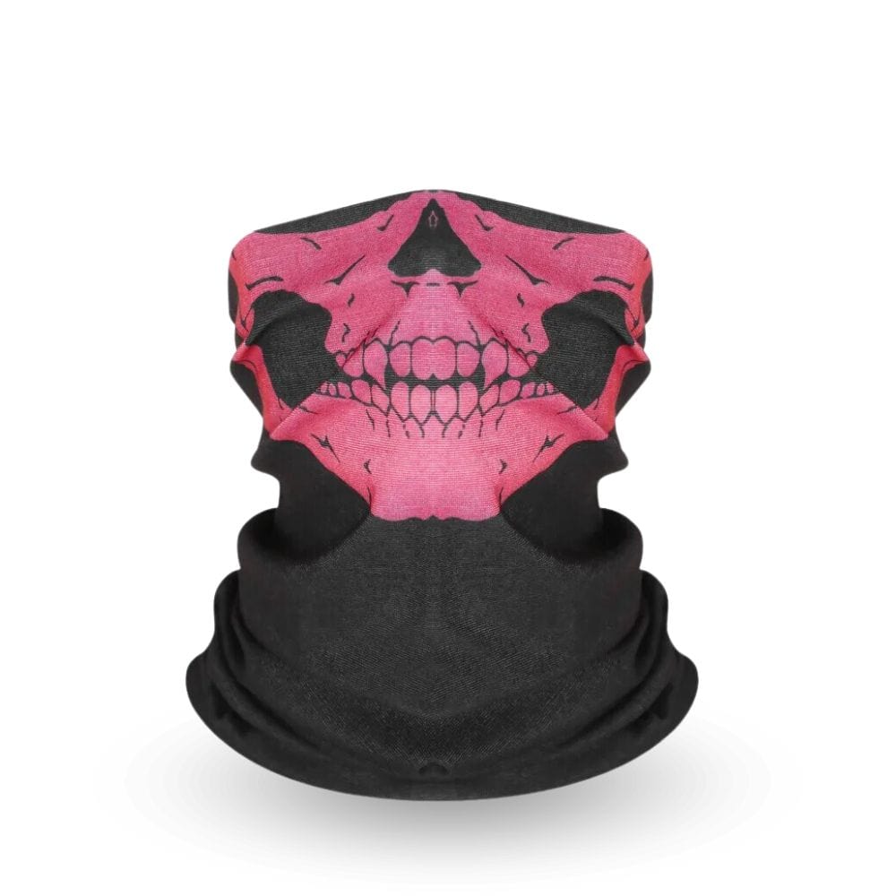 Demi Cagoule Tête de Mort Rose